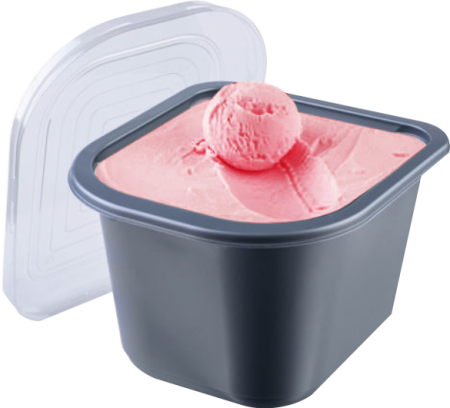 мороженое клубничное 8% в контейнере 1000 гр